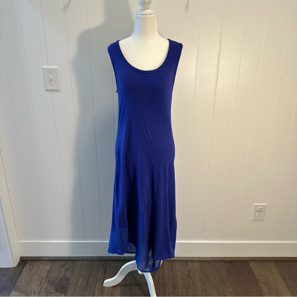Tommy Bahama Asymmetrical Hi-Low Hem Dress | Danubio Blue | NWT | S